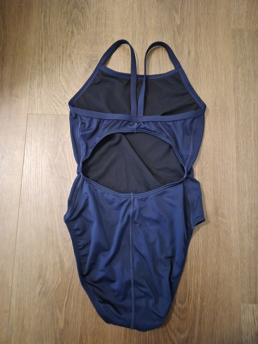 Women's Navy Cutout One-Piece Swimsuit